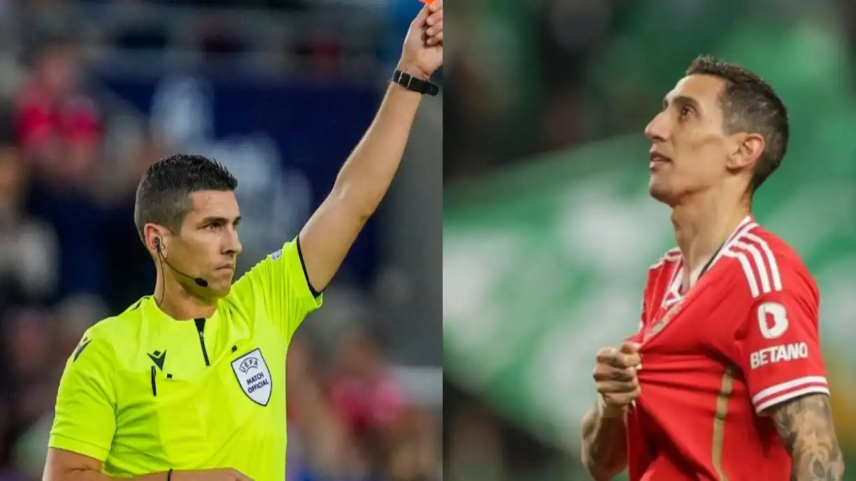DI MARÍA NÃO É 'COMIDO DE CEBOLADA' E CONFRONTA FÁBIO VERÍSSIMO, APÓS DÉRBI ENTRE BENFICA E SPORTING