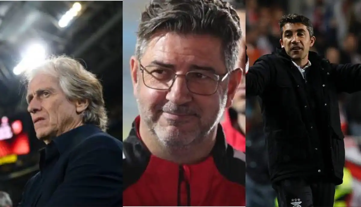 'RESPONSÁVEL' PELOS ÚLTIMOS SEIS TÍTULOS DO BENFICA COMPARA JORGE JESUS, RUI VITÓRIA E BRUNO LAGE