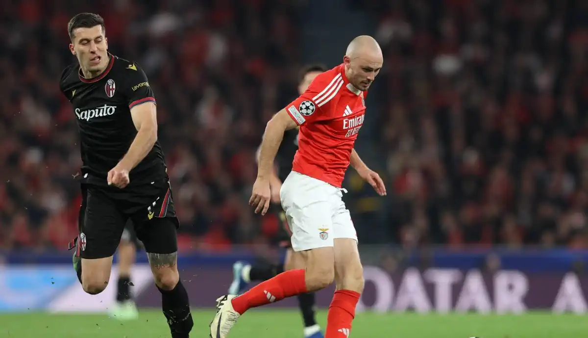 Sem Beste, há solução para a esquerda na Juventus - Benfica e...não é Aursnes