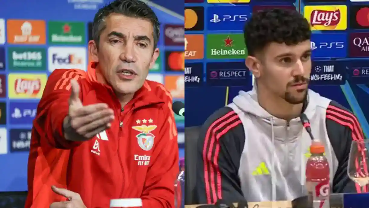 Com Estrela Amadora - Benfica à porta, Bruno Lage abiorda Tomás Araújo: "Ainda está..."