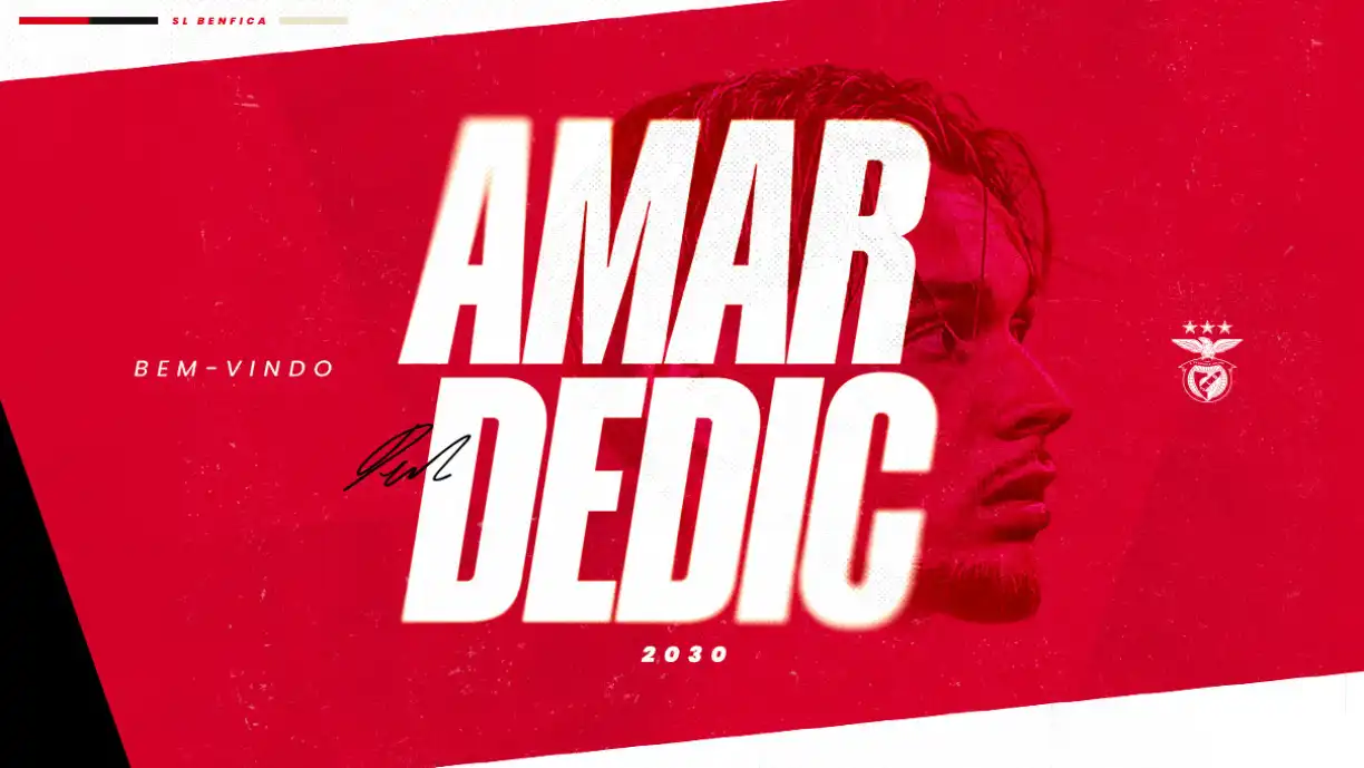 Amar Dedic é reforço do Benfica! Fique a par dos detalhes da operação