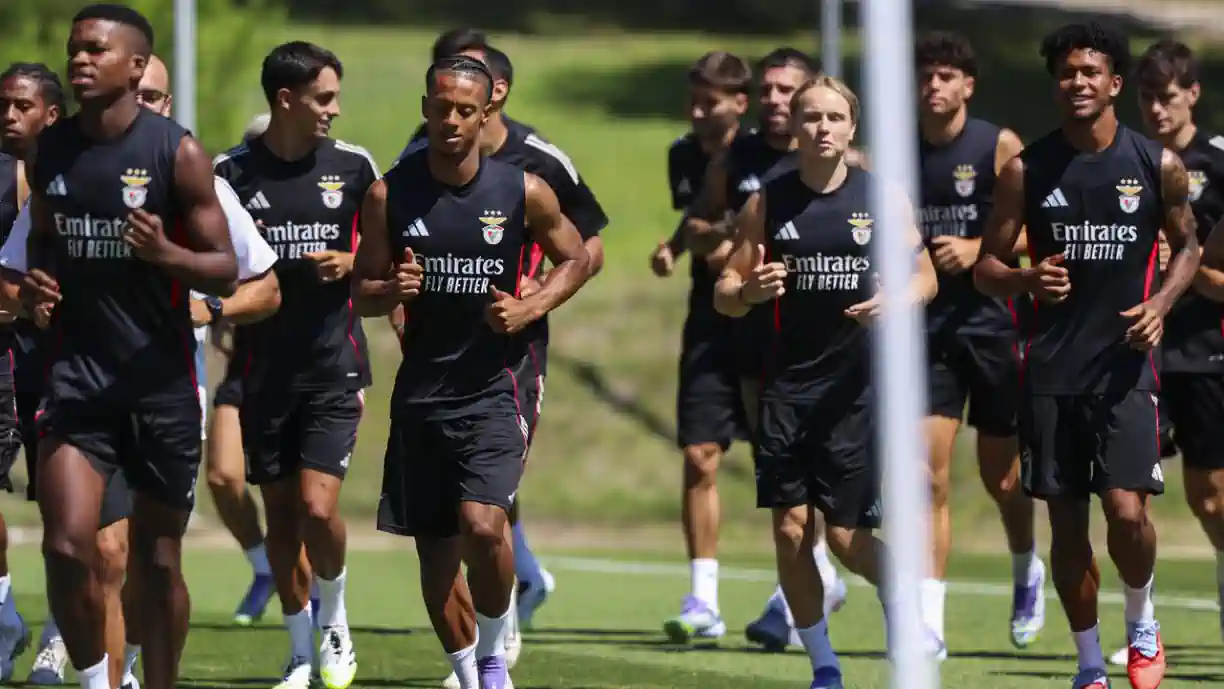 Central do Benfica lesiona-se e vai parar pelo menos durante um mês