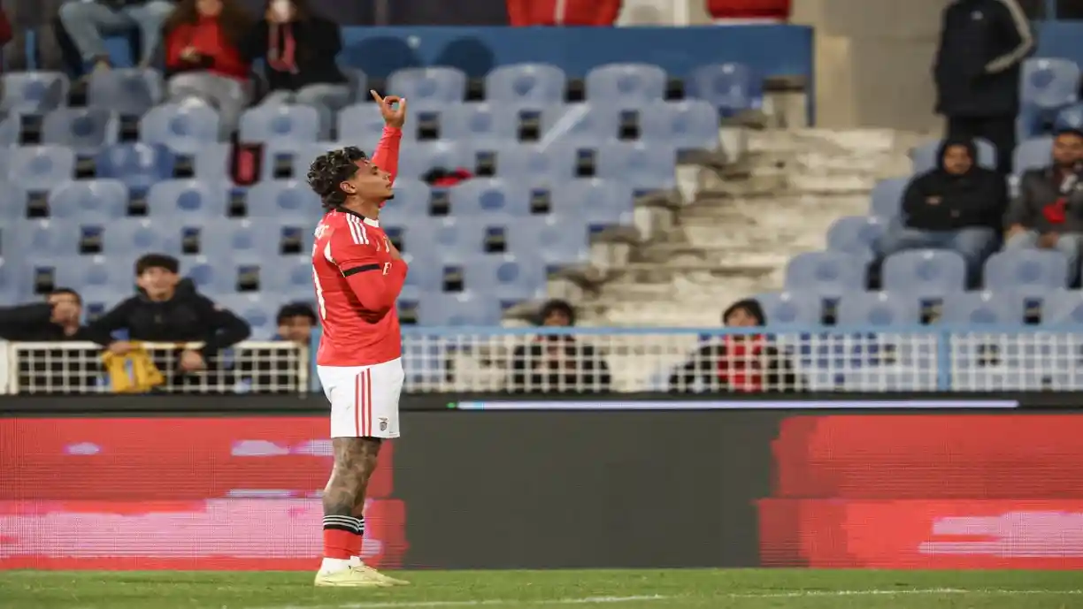 Atlético - Benfica: Richard Ríos 'espanta' azar à 22.ª tentativa