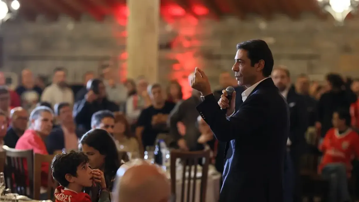 Confira as primeiras declarações de Rui Costa como Presidente: "Foi uma vitória do Benfica"