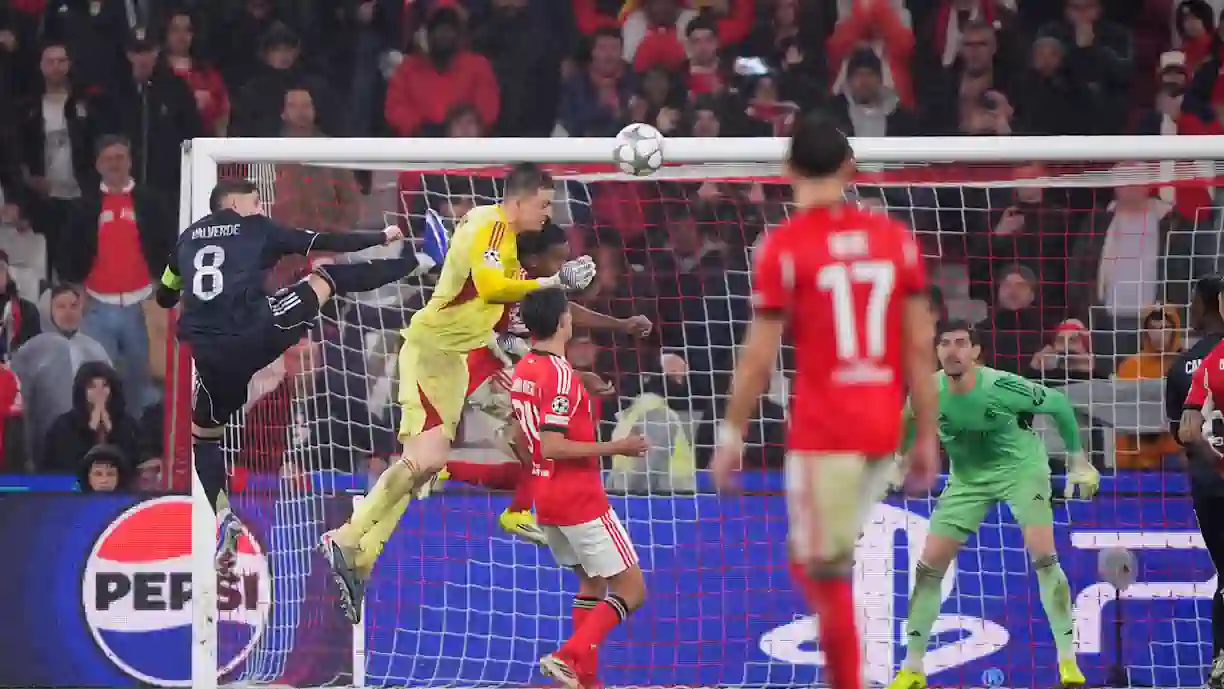 Trubin recorda épico golo no Benfica - Real Madrid: "No momento em que marquei..."