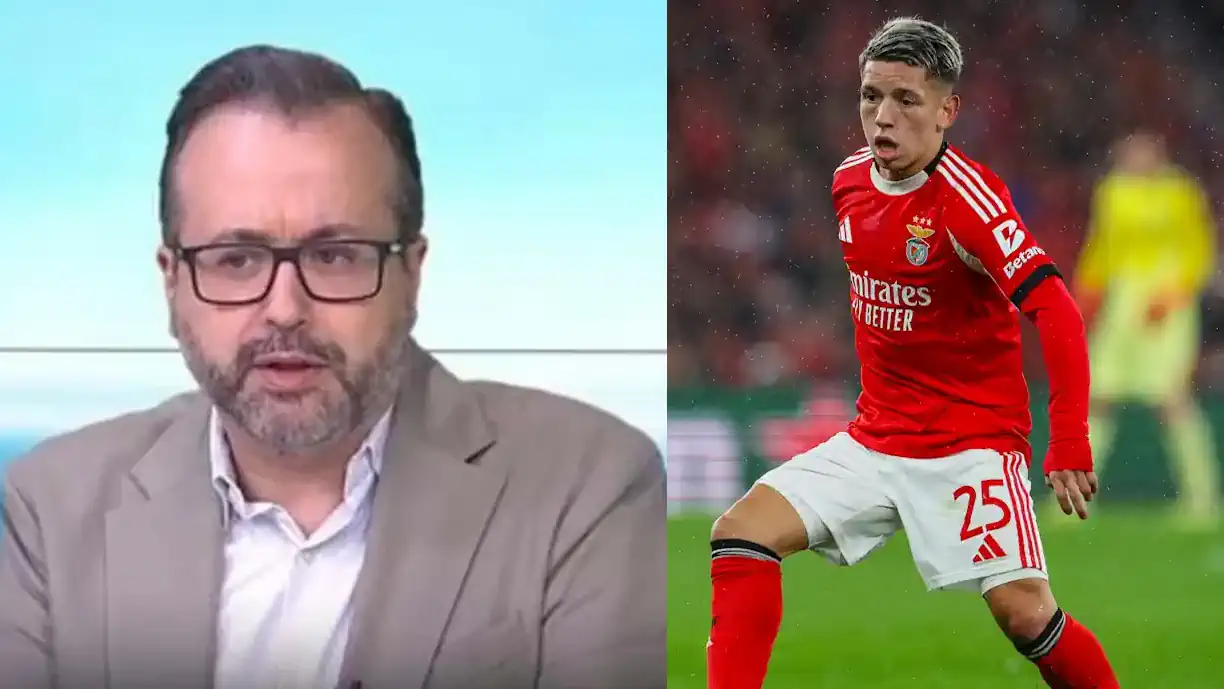 Vítor Pinto critica ida de Prestianni na comitiva do Benfica para jogo da Champions