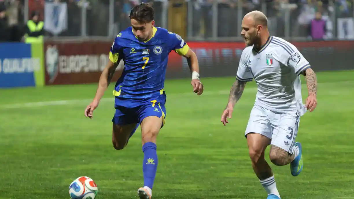 Amar Dedic causa choque! Lateral do Benfica elimina Itália do Mundial