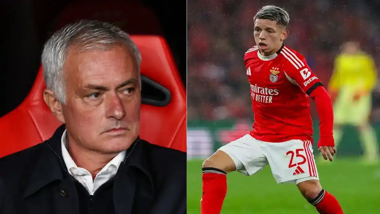 Mourinho falou sobre Gianluca Prestianni, mas imagens do Benfica contrariam técnico