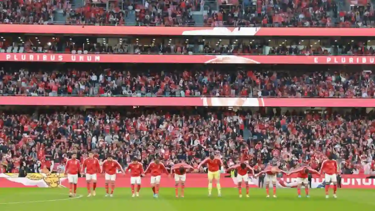 A partida entre o Benfica e o Braga contou com uma presença especial nas bancadas do Estádio da Luz. Fotografia: SL Benfica