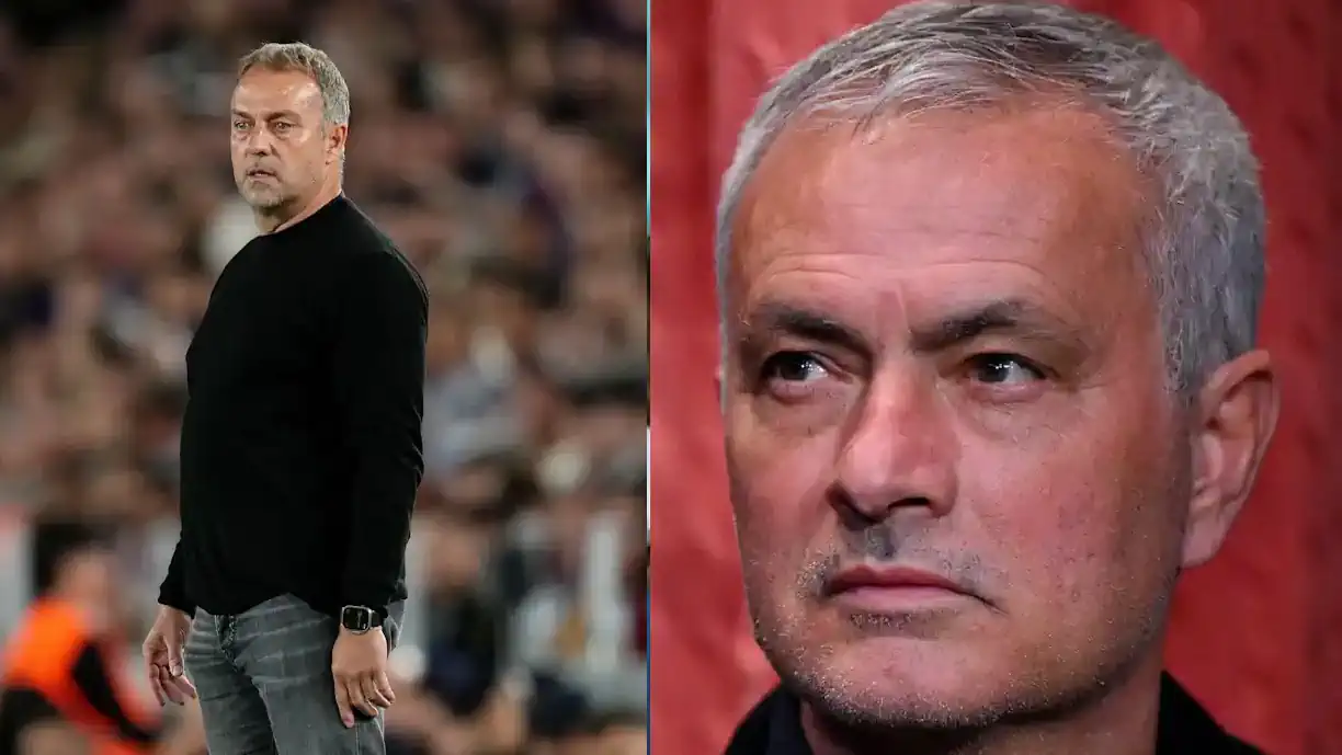 Hansi Flick reage a cenário com Mourinho e deixa resposta inesperada sobre o treinador do Benfica