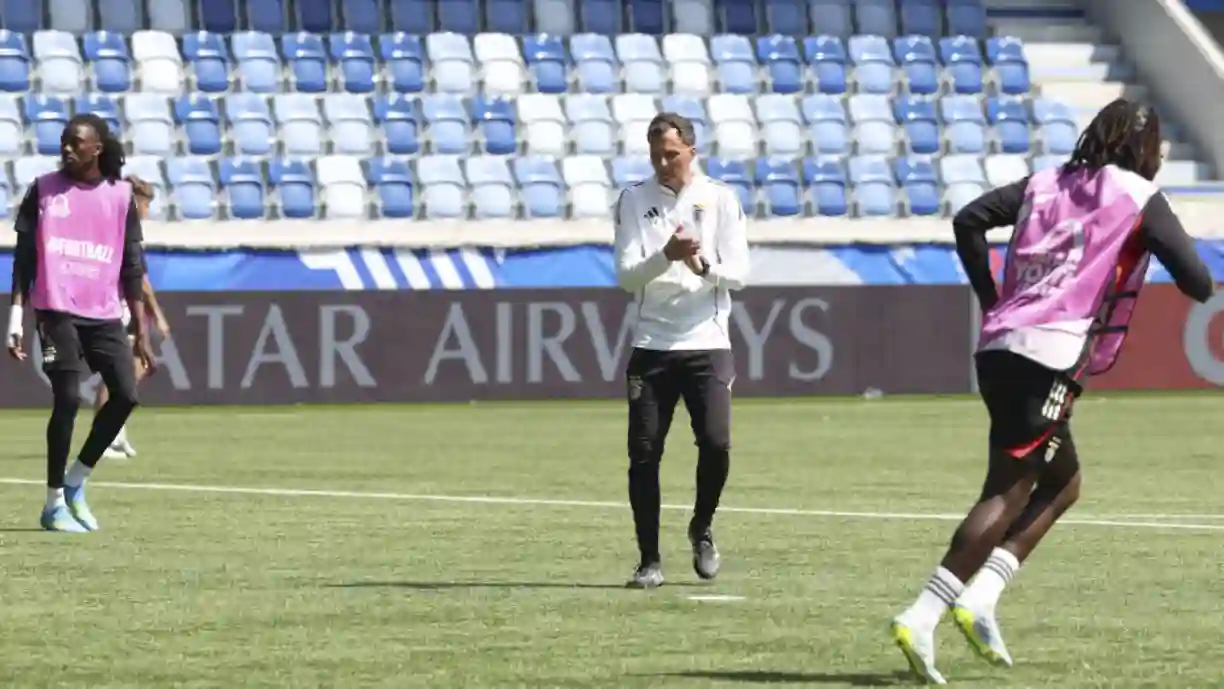 Vítor Vinha tem estado em destaque ao longo da temporada, que chegou ao fim, e tem uma decisão a tomar sobre o Benfica. Fotografia: SL Benfica