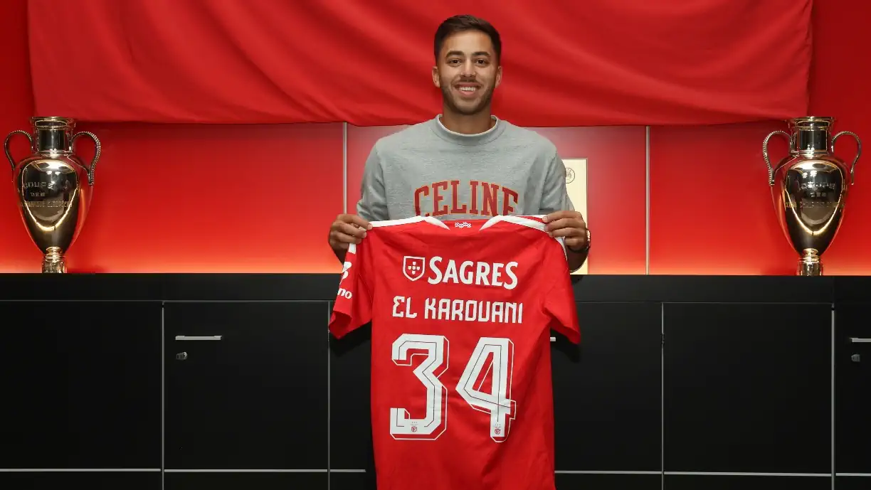 Oficial! Karouani é apresentado no Benfica e são revelados todos os detalhes: "Quando se…"