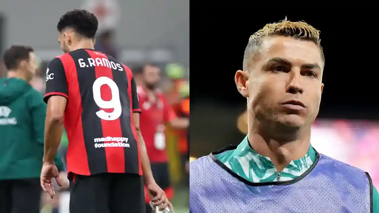 Redes sociais da mulher de Gonçalo Ramos invadidas por fãs de Cristiano Ronaldo